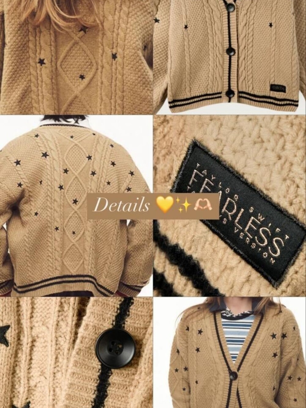 TAYLOR SWIFT fearless Cardigan